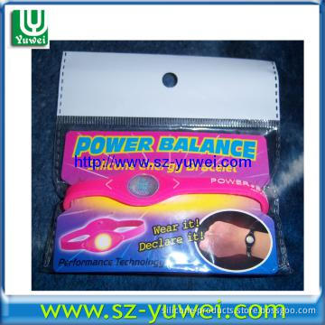 Best Selling Negative Ion Silicone Energy Balance Bracelet in Pink